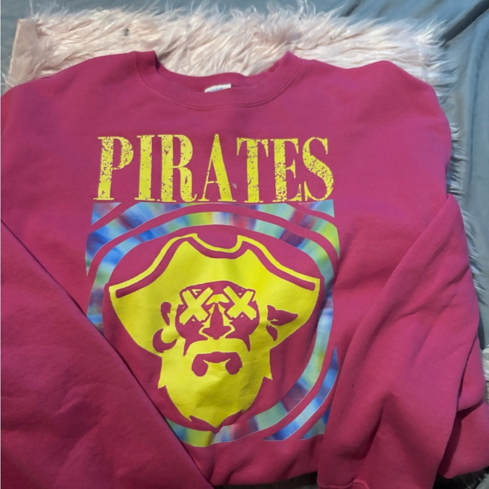 Nike Pink Off-the-Shoulder Sweater